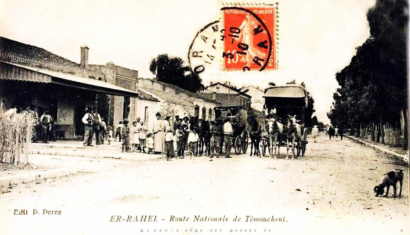 1776- Er-Rahel - La Route Nationale d'Ain-Temouchent en 1910.jpg